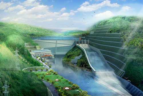 景泰老挝南塔河1号水电站项目